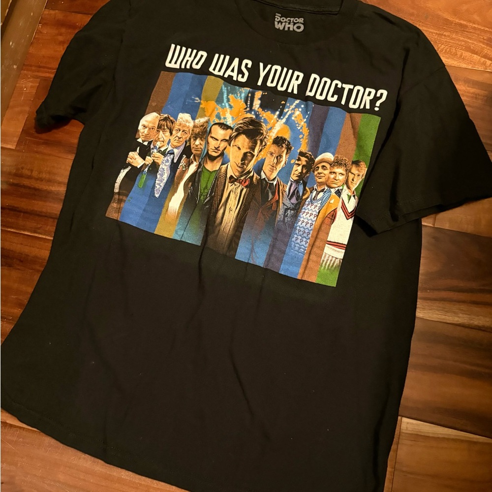 Ripple Junction Doctor Who Black‎ Tee 0147